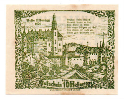 Ausztria Notgeld Steeinerkirchen an der Traun 10 Heller 1920