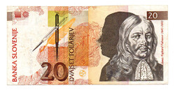 Szlovénia 20 Tolar Bankjegy 1992 P12a
