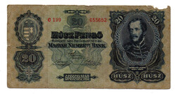 20 Pengő Bankjegy 1930 Good