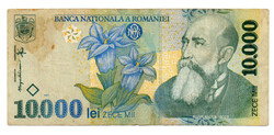 Románia 10000 Lei Bankjegy 1999 P108a