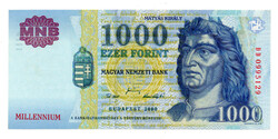 1000 Forint Bankjegy Millennium 2000 DD UNC