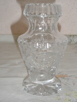 Kristály váza ( 14.5 cm. )