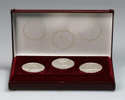 Magyar Szentek sorozat ezüst emlékérem szett 1994 Proof