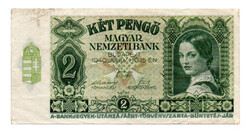 2 Pengő Bankjegy 1940 gF