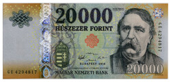 20000 Forint Bankjegy 2016 GE UNC
