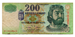 200 Forint Bankjegy 2001 FC F