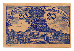 Ausztria Notgeld Sankt Magdalena bei Linz 20 Heller 1920