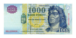 1000 Forint Bankjegy Millennium 2000 DB gEF