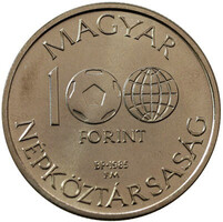 Labdarúgó világbajnokság 100 Forint 1985 BU Mexico Trófea