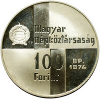 Magyar Nemzeti Bank 100 Forint 1974 PP 22g Ag640