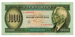 1000 Forint Bankjegy 1983 November B sorozat F