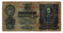 20 Pengő Bankjegy 1930 VG