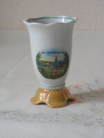 CW &CO Deesbach porcelán emlékpohár, emlékváza