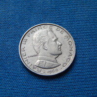 Monaco  1968  1 Frank  Ritka  250.000 db