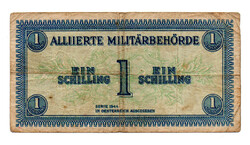 Ausztria 1 Schilling Bankjegy 1944 F-VF