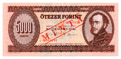 5000 Forint Bankjegy 1995 J sorozat MINTA