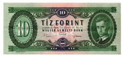 10 Forint Bankjegy 1969 EF