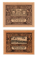 Ausztria Notgeld Altheim 20-50 Heller 1920 2db