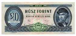 20 Forint Bankjegy 1980 VF