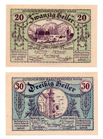Ausztria Notgeld Wang 20-30 Heller 1920