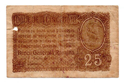 Románia 25 Bani Bankjegy 1917 PSM1