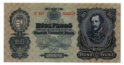 20 Pengő Bankjegy 1930 gEF