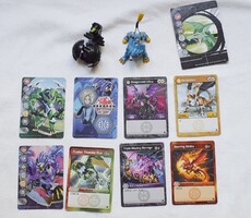 Bakugan játék , kártya és figura csomag 11db.