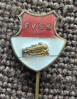 Ferencvárosi Vasutas Sport Kör . Jelvény  , kitüző .