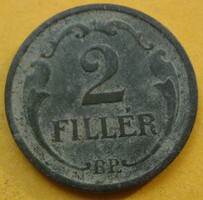 Magyar 2 fillér 1937 (H70)