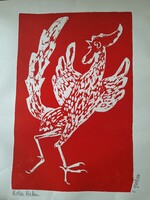 Greber Emil : Piros Kakas [ Roter Hahn ]