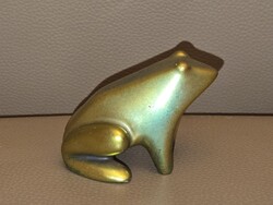 Zsolnay eozinos art deco béka ritkaság