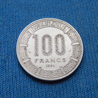 Gabon  100 francs  1984