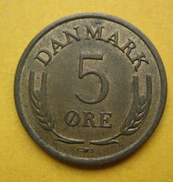 Dánia 5 öre 1966 (S1)