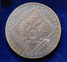 I. Ferenc 30 krajcár  1807 A .