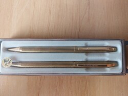 Luxus aranyozott amerikai golyóstoll és rotring ceruza