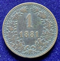 Osztrák-Magyar 1 krajcár  1881