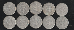 5 Forint 1947-es ezüst 10 db ( 2 )