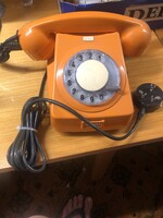 Retro régi tárcsás telefon, hibátlan