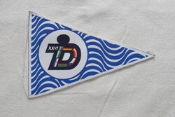XXVI. Nemzetközi Duna túra zászló , reklám , emlék tárgy , utazás 1981