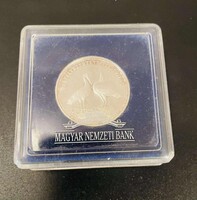 1992 'Veszélyeztetett állatvilág - Fehér gólya' ezüst 200 Forint .