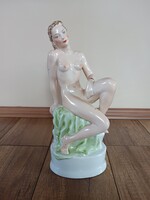 Ritka Drasche porcelán akt figura