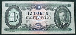 Tíz Forint 1969 június 30. , szép állapot , régi magyar papír pénz , 10