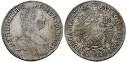 Mária Terézia 1761 KB 17 krajcár, XVII ritka