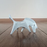 Retró Hollóházi porcelán lovacska