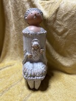 Kiss Roóz nagyméretű, ritka kerámia figura