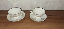 Német porcelán kávéscsésze 2 db