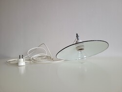 Régi zománc paraszt lámpa vintage zománcozott mennyezeti ipari lámpa műhelylámpa