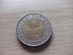 100   Escudo  1991  Portugália ( 1 )