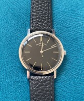 RARE DOUBLE SPRING RADIUM DIAL FAVRE LEUBA WATCH IN STEEL CASE