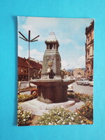 Képeslap (64) - Pécs - Zsolnay kút 1960-as évek - (Foto: Bakonyi Béla)